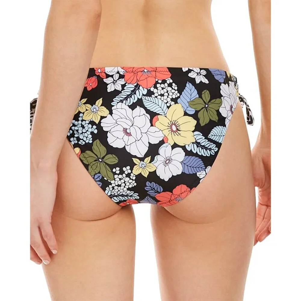 NWT Jessica Simpson Floral Print Bikini Bottom, Size Medium